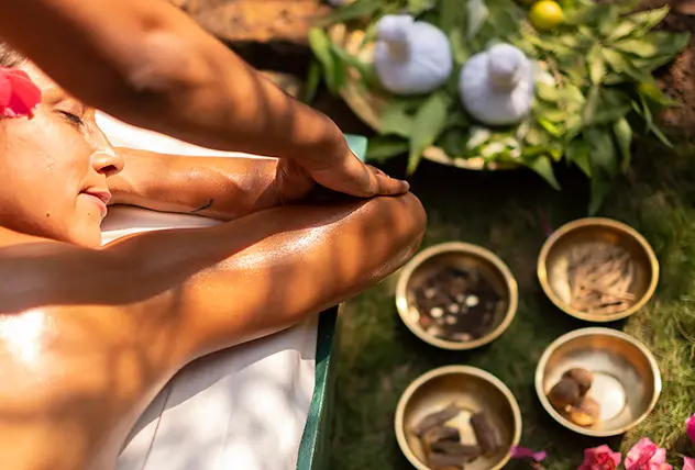 Ayurvedic oil massage
