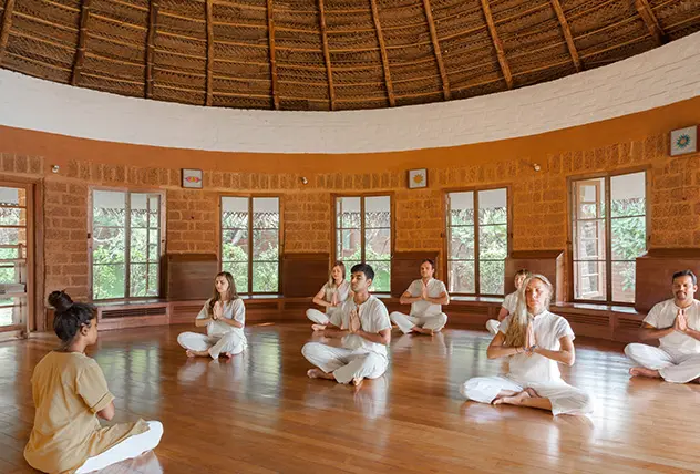 Yoga session