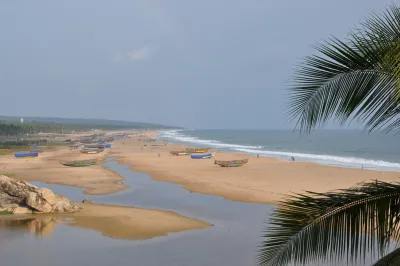 Manaltheeram in Kerala, India