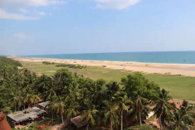 Manaltheeram in Kerala, India