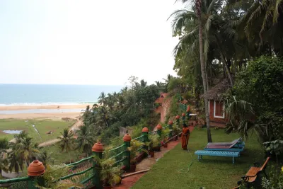 Manaltheeram in Kerala, India