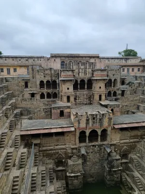 Abhaneri monument in Abhaneri, India