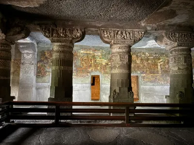 Ajanta Caves monument in Aurangabad, India