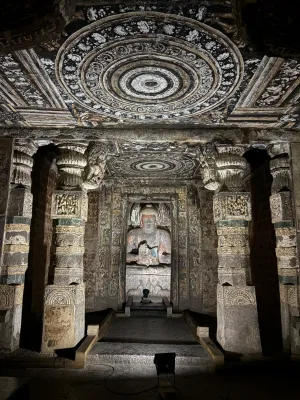 Ajanta Caves monument in Aurangabad, India