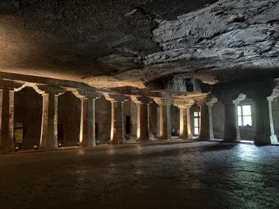 Ajanta Caves monument in Aurangabad, India