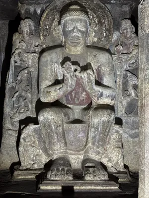 Ajanta Caves monument in Aurangabad, India