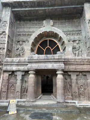 Ajanta Caves monument in Aurangabad, India