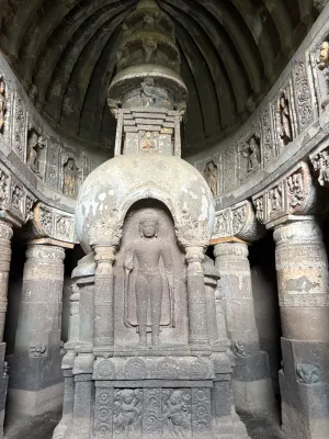 Ajanta Caves monument in Aurangabad, India