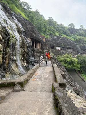 Ajanta Caves monument in Aurangabad, India