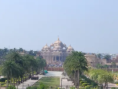 Akshardham monument in Delhi, India