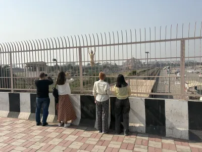 Akshardham monument in Delhi, India