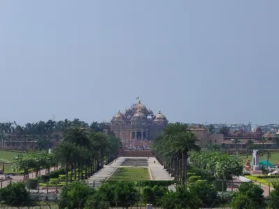Akshardham monument in Delhi, India