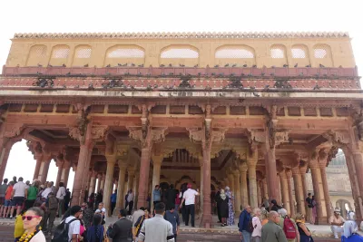 Amer Fort monument in Jaipur, India