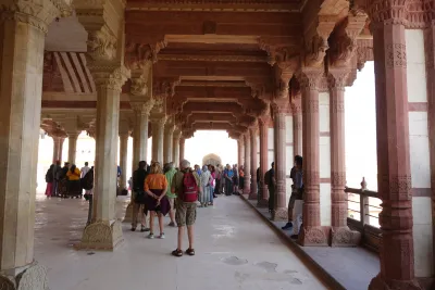 Amer Fort monument in Jaipur, India