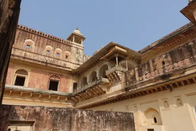 Amer Fort monument in Jaipur, India