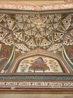 Amer Fort monument in Jaipur, India