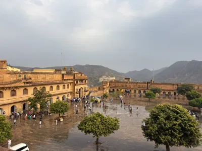 Amer Fort monument in Jaipur, India