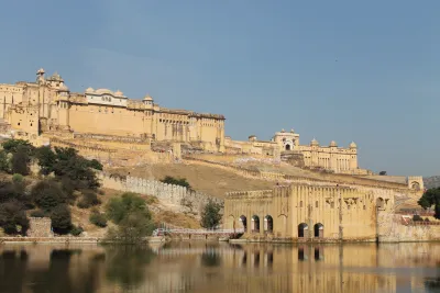 Amer Fort monument in Jaipur, India