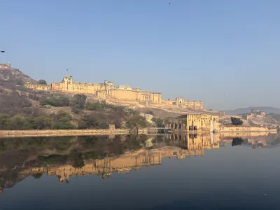 Amer Fort monument in Jaipur, India