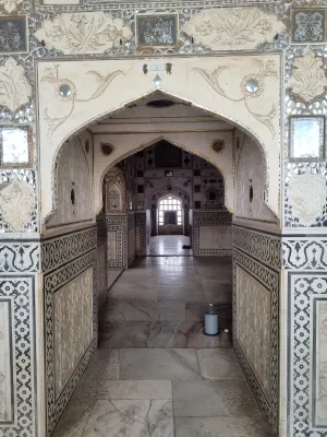 Amer Fort monument in Jaipur, India