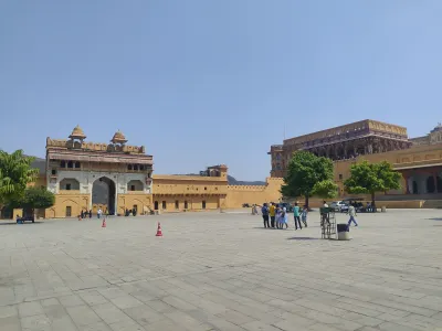 Amer Fort monument in Jaipur, India