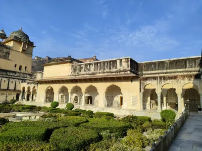 Amer Fort monument in Jaipur, India