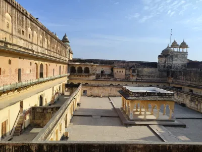 Amer Fort monument in Jaipur, India