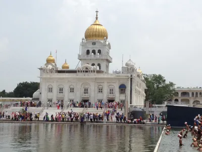 Bangla Sahib monument in Delhi, India