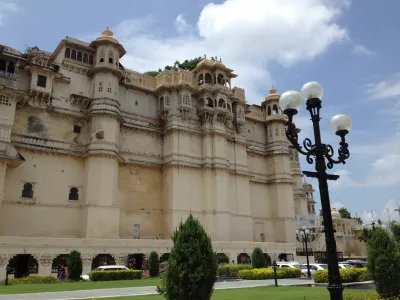 City Palace Udaipur monument in Udaipur, India