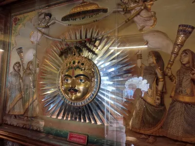 City Palace Udaipur monument in Udaipur, India