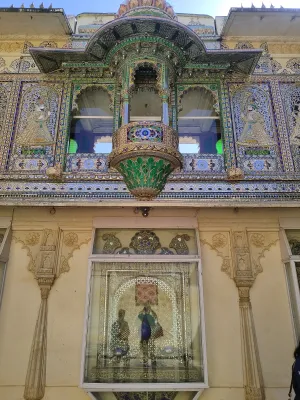 City Palace Udaipur monument in Udaipur, India