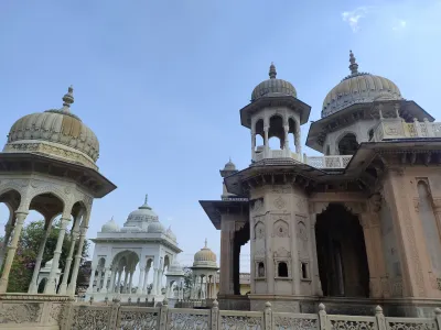 Gaitore Cenotaphs monument in Jaipur, India