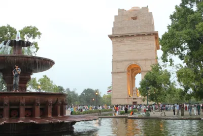 India Gate monument in Delhi, India