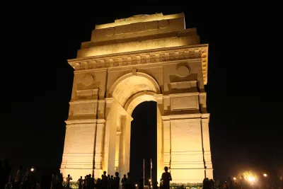India Gate monument in Delhi, India