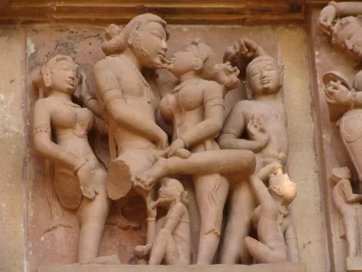 Khajuraho Temples monument in Khajuraho, India