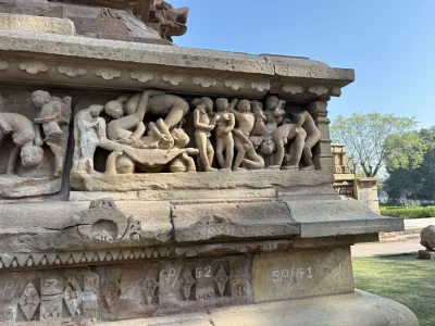Khajuraho Temples monument in Khajuraho, India