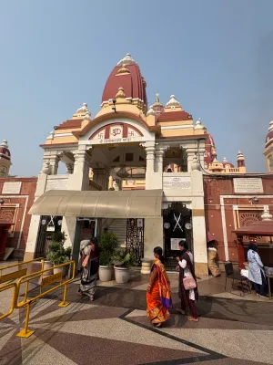 Lakshmi Narayan Temple (Birla Mandir) monument in Delhi, India