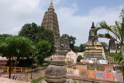 Mahabodhi Temple monument in Bodhgaya, India