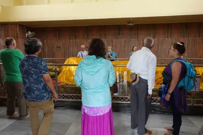 Mahaparinirvana Temple monument in Kushinagar, India