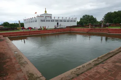 Mayadevi Temple monument in Lumbini, India