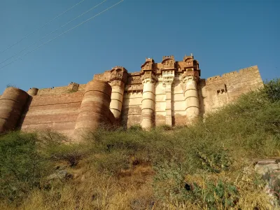 Mehrangarh Fort monument in Jodhpur, India