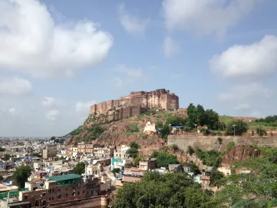 Mehrangarh Fort monument in Jodhpur, India