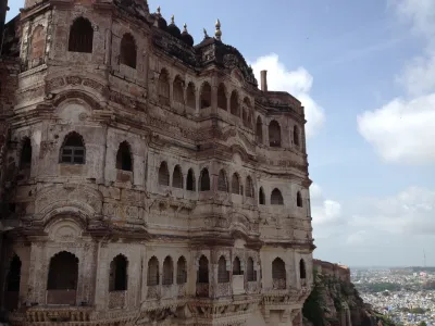 Mehrangarh Fort monument in Jodhpur, India
