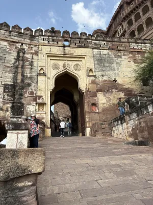 Mehrangarh Fort monument in Jodhpur, India