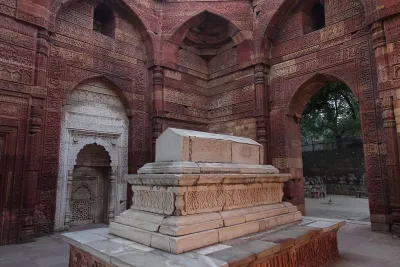 Qutub Minar monument in Delhi, India