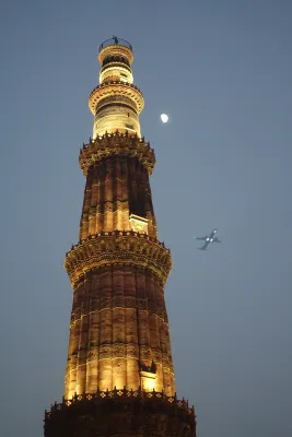 Qutub Minar monument in Delhi, India