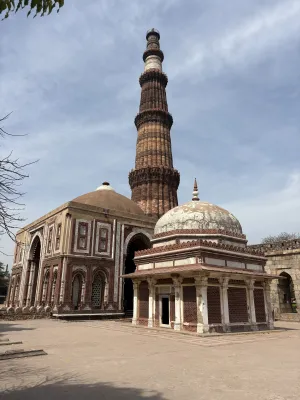 Qutub Minar monument in Delhi, India