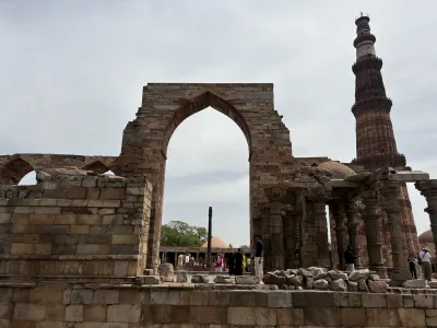 Qutub Minar monument in Delhi, India