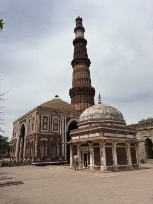 Qutub Minar monument in Delhi, India