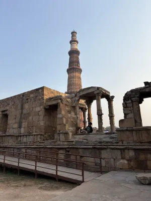 Qutub Minar monument in Delhi, India